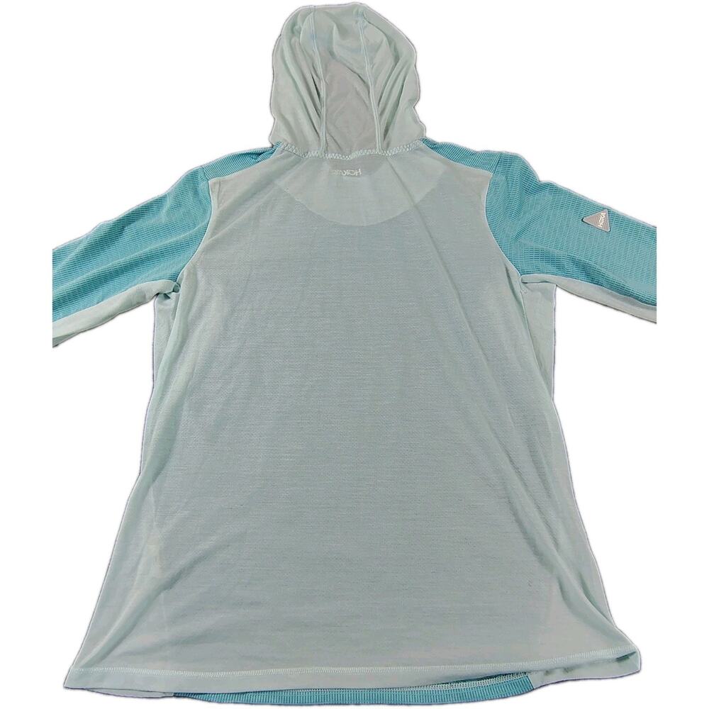 Hoka Airolite Hoody LS Shirt Womens S Blue Lightweight Running Hiking Outdoor - Picture 4 of 14